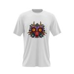 Fashion, accesorii si bijuterii - Barbati - Imbracaminte - Tricouri si bluze barbati - Tricou barbati Fantasy Game Legend of Zelda Majoras, alb, marime 2XL - Infinity.ro