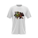 Fashion, accesorii si bijuterii - Barbati - Imbracaminte - Tricouri si bluze barbati - Tricou barbati Dota 2 All Team Gang Dota2 Video Game, alb, marime 2XL - Infinity.ro