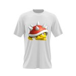 Fashion, accesorii si bijuterii - Barbati - Imbracaminte - Tricouri si bluze barbati - Tricou barbati Koopa Super Mario Bros Testoasa, alb, marime 2XL - Infinity.ro
