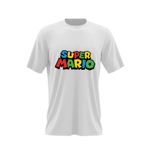 Fashion, accesorii si bijuterii - Barbati - Imbracaminte - Tricouri si bluze barbati - Tricou barbati Super Mario Logo Odyssey Video Game, alb, marime 2XL - Infinity.ro