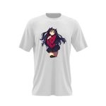 Fashion, accesorii si bijuterii - Barbati - Imbracaminte - Tricouri si bluze barbati - Tricou barbati Kakegurui Yumeko Jabami Gambler Girl, alb, marime 2XL - Infinity.ro