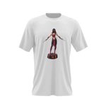 Fashion, accesorii si bijuterii - Barbati - Imbracaminte - Tricouri si bluze barbati - Tricou barbati Mortal Kombat Mileena Daggers Ninja Battle, alb, marime 2XL - Infinity.ro