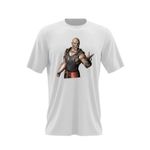 Fashion, accesorii si bijuterii - Barbati - Imbracaminte - Tricouri si bluze barbati - Tricou barbati Mortal Kombat Baraka Falci Dragute, alb, marime 2XL - Infinity.ro