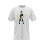 Fashion, accesorii si bijuterii - Barbati - Imbracaminte - Tricouri si bluze barbati - Tricou barbati Mortal Kombat Jade Shaolin Monk Karate Girl, alb, marime 2XL - Infinity.ro