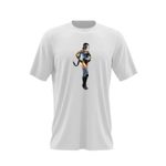Fashion, accesorii si bijuterii - Barbati - Imbracaminte - Tricouri si bluze barbati - Tricou barbati Mortal Kombat Kitana Sonia Blue Girl Gift, alb, marime 2XL - Infinity.ro