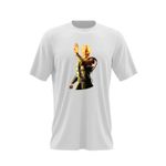 Fashion, accesorii si bijuterii - Barbati - Imbracaminte - Tricouri si bluze barbati - Tricou barbati Mortal Kombat Shinnok Gold Fire Christmas Player, alb, marime 2XL - Infinity.ro