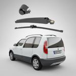 Auto si Moto - Intretinere auto - Stergatoare - Brat si Lamela Stergator Spate Skoda Roomster 5J7 (2006-2015) - 330mm, Mammooth RAW015 - Infinity.ro