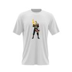 Fashion, accesorii si bijuterii - Barbati - Imbracaminte - Tricouri si bluze barbati - Tricou barbati Mortal Kombat Shan Tsung Shao Khan Boss Fighter, alb, marime 2XL - Infinity.ro