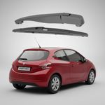 Auto si Moto - Intretinere auto - Stergatoare - Brat si Lamela Stergator Spate Peugeot 208 I CA CC (2012-2019) - 370mm, Mammooth RAW327 - Infinity.ro