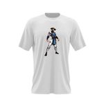 Fashion, accesorii si bijuterii - Barbati - Imbracaminte - Tricouri si bluze barbati - Tricou barbati Mortal Kombat Raiden Scorpion SuperHero Forever, alb, marime 2XL - Infinity.ro