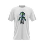 Fashion, accesorii si bijuterii - Barbati - Imbracaminte - Tricouri si bluze barbati - Tricou barbati Quake Doomguy Figurine Robot Champions TikTok Alarm, alb, marime 2XL - Infinity.ro