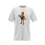 Fashion, accesorii si bijuterii - Barbati - Imbracaminte - Tricouri si bluze barbati - Tricou barbati Quake Zelda Girl Arbaleta, alb, marime 2XL - Infinity.ro