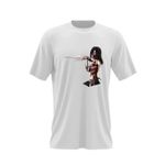 Fashion, accesorii si bijuterii - Barbati - Imbracaminte - Tricouri si bluze barbati - Tricou barbati Mortal Kombat Mileena Kitana Cute Girl Karate, alb, marime 2XL - Infinity.ro