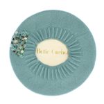 Fashion, accesorii si bijuterii - Femei - Accesorii femei - Caciuli si palarii femei - Bereta de dama, Buticcochet, one size, lana, model cu paiete, Verde menta - BSC432 - Infinity.ro