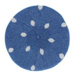 Fashion, accesorii si bijuterii - Femei - Accesorii femei - Caciuli si palarii femei - Bereta de dama, Buticcochet, one size, lana, model cu fir metalic, Albastru - BSC424 - Infinity.ro