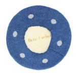 Fashion, accesorii si bijuterii - Femei - Accesorii femei - Caciuli si palarii femei - Bereta de dama, Buticcochet, one size, lana, model cu fir metalic, Albastru - BSC424 - Infinity.ro
