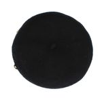 Fashion, accesorii si bijuterii - Femei - Accesorii femei - Caciuli si palarii femei - Bereta de dama, din lana, ButicCochet, one size, model cu aplicatii aurii, Negru - BSC550 - Infinity.ro