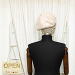 Fashion, accesorii si bijuterii - Femei - Accesorii femei - Caciuli si palarii femei - Bereta de dama, Buticcochet, one size, lana, model punctat, Bej - BSC420 - Infinity.ro