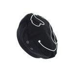 Fashion, accesorii si bijuterii - Femei - Accesorii femei - Caciuli si palarii femei - Bereta de dama, din material sintetic, ButicCochet, One size, model stilizat, Negru- BSC554 - Infinity.ro