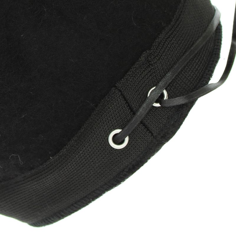 Fashion, accesorii si bijuterii - Femei - Accesorii femei - Caciuli si palarii femei - Bereta de dama, din lana, ButicCochet, one size, model cu strasuri si perle, Negru - BSC542 - Infinity.ro