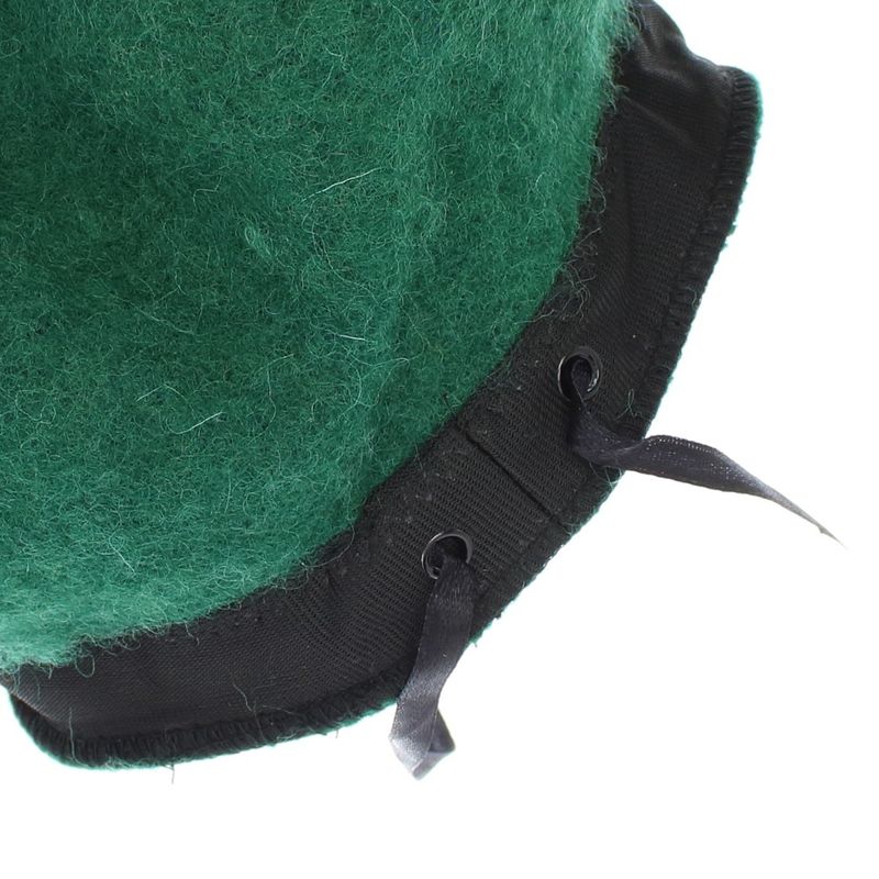 Fashion, accesorii si bijuterii - Femei - Accesorii femei - Caciuli si palarii femei - Bereta de dama, din lana, ButicCochet, one size, model cu strasuri si perle, Verde - BSC543 - Infinity.ro