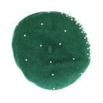 Fashion, accesorii si bijuterii - Femei - Accesorii femei - Caciuli si palarii femei - Bereta de dama, din lana, ButicCochet, one size, model cu strasuri si perle, Verde - BSC543 - Infinity.ro