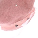 Fashion, accesorii si bijuterii - Femei - Accesorii femei - Caciuli si palarii femei - Bereta de dama, din lana, ButicCochet, one size, model cu strasuri si perle, Roz - BSC544 - Infinity.ro