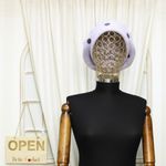 Fashion, accesorii si bijuterii - Femei - Accesorii femei - Caciuli si palarii femei - Bereta de dama, Buticcochet, one size, lana, model cu fir metalic, Mov - BSC428 - Infinity.ro
