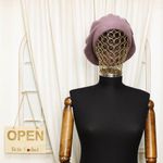 Fashion, accesorii si bijuterii - Femei - Accesorii femei - Caciuli si palarii femei - Bereta de dama, Buticcochet, one size, model cu floare si strasuri, Mov - BSC412 - Infinity.ro