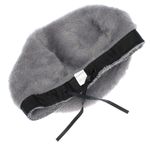 Fashion, accesorii si bijuterii - Femei - Accesorii femei - Caciuli si palarii femei - Bereta de dama, Buticcochet, 50% acril 50% naylon, one size, Gri - BSC405 - Infinity.ro