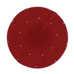 Fashion, accesorii si bijuterii - Femei - Accesorii femei - Caciuli si palarii femei - Bereta de dama, Buticcochet, one size, din viscoza, Bordo - BSC486 - Infinity.ro