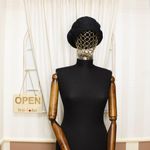Fashion, accesorii si bijuterii - Femei - Accesorii femei - Caciuli si palarii femei - Bereta de dama, Buticcochet, one size, model cu pietricele, Negru - BSC467 - Infinity.ro