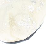 Fashion, accesorii si bijuterii - Femei - Accesorii femei - Caciuli si palarii femei - Bereta de dama, din material sintetic, ButicCochet, marime 57 cm, cu broderie, Crem - BSC571 - Infinity.ro