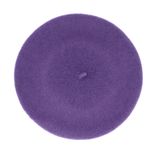 Fashion, accesorii si bijuterii - Femei - Accesorii femei - Caciuli si palarii femei - Bereta de dama, ButicCochet, lana, one size, Mov - BSC297 - Infinity.ro