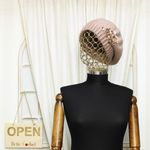 Fashion, accesorii si bijuterii - Femei - Accesorii femei - Caciuli si palarii femei - Bereta de dama, Buticcochet, one size, lana, model cu paiete, Bej - BSC431 - Infinity.ro