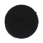 Fashion, accesorii si bijuterii - Femei - Accesorii femei - Caciuli si palarii femei - Bereta de dama, din lana, ButicCochet, one size, model cu flori din perle, Negru - BSC551 - Infinity.ro
