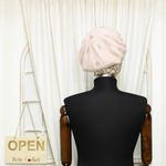 Fashion, accesorii si bijuterii - Femei - Accesorii femei - Caciuli si palarii femei - Bereta de dama, Buticcochet, one size, lana, model cu fir metalic, Roz - BSC427 - Infinity.ro