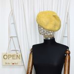 Fashion, accesorii si bijuterii - Femei - Accesorii femei - Caciuli si palarii femei - Bereta de dama, Buticcochet, 50% acril 50% naylon, one size, Galben mustar - BSC403 - Infinity.ro