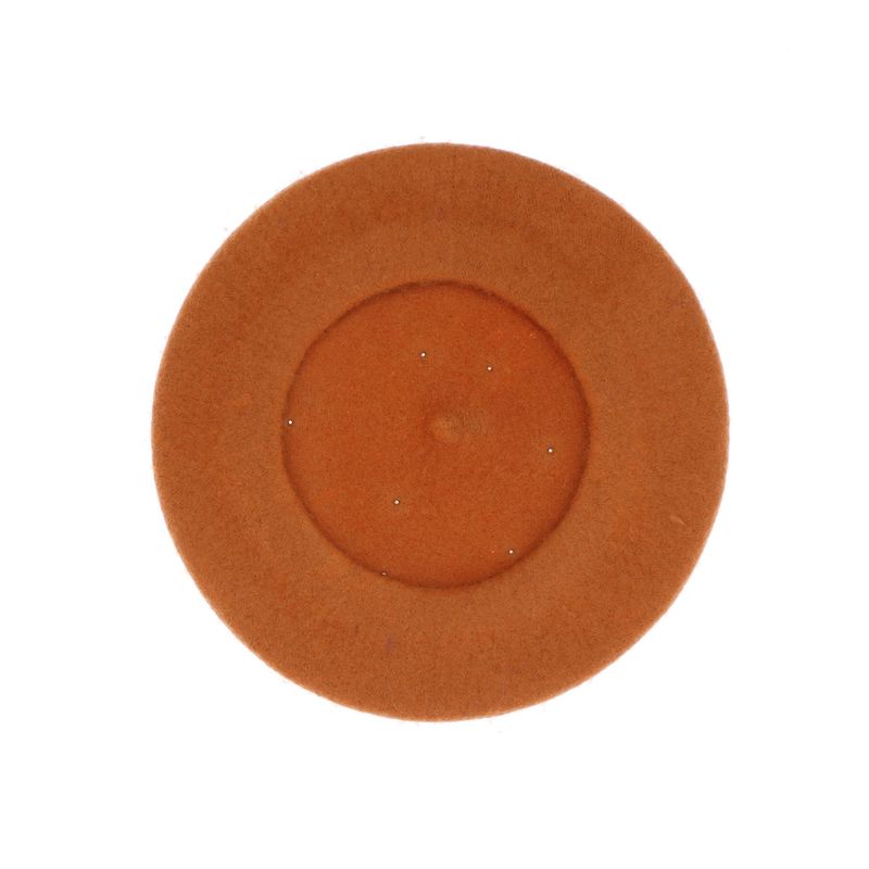Fashion, accesorii si bijuterii - Femei - Accesorii femei - Caciuli si palarii femei - Bereta de dama, din lana, ButicCochet, one size, cu strasuri, Portocaliu - BSC672 - Infinity.ro