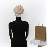 Fashion, accesorii si bijuterii - Femei - Accesorii femei - Caciuli si palarii femei - Bereta de dama, din mateial sintetic, ButicCochet, one size, Bej - BSC647 - Infinity.ro