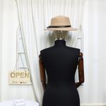Fashion, accesorii si bijuterii - Femei - Accesorii femei - Caciuli si palarii femei - Palarie dama, din lana, marime 56-58 cm, Buticcochet, cu catarama decorativa, Maro - PAL1039 - Infinity.ro