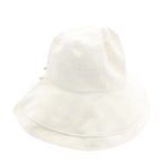 Fashion, accesorii si bijuterii - Femei - Accesorii femei - Caciuli si palarii femei - Palarie dama, cu bor mare, din 50% bumbac 50% poliester, cu doua fete, one size, Buticcochet, imprimeu cu patratele, Crem - PAL1147 - Infinity.ro