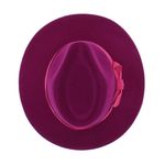 Fashion, accesorii si bijuterii - Femei - Accesorii femei - Caciuli si palarii femei - Palarie Dama, din 100% lana, ButicCochet, cu fundita textila, marime 54-58 cm, ajustabila, Fucsia - PAL1473 - Infinity.ro