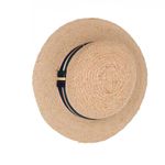 Fashion, accesorii si bijuterii - Femei - Accesorii femei - Caciuli si palarii femei - Palarie dama, marime universala reglabila, ButicCochet, din paie, Bej - PAL1633 - Infinity.ro