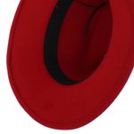 Fashion, accesorii si bijuterii - Femei - Accesorii femei - Caciuli si palarii femei - Palarie Dama, din 100% lana, ButicCochet, cu fundita textila, marime 54-58 cm, ajustabila, Rosu - PAL1471 - Infinity.ro