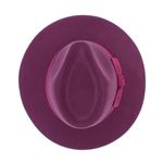Fashion, accesorii si bijuterii - Femei - Accesorii femei - Caciuli si palarii femei - Palarie Dama, din 100% lana, ButicCochet, cu fundita textila, marime 54-58 cm, ajustabila, Lila - PAL1462 - Infinity.ro