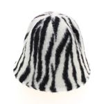 Fashion, accesorii si bijuterii - Femei - Accesorii femei - Caciuli si palarii femei - Palarie dama, ButicCochet, din 50% angora 50% acril, one size, model animal print, Alb - PAL1423 - Infinity.ro