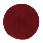 Fashion, accesorii si bijuterii - Femei - Accesorii femei - Caciuli si palarii femei - Bereta de dama, Buticcochet, one size, lana, model cu paiete, Visiniu - BSC430 - Infinity.ro
