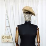 Fashion, accesorii si bijuterii - Femei - Accesorii femei - Caciuli si palarii femei - Bereta de dama, din lana, Evita, one size, Maro deschis - BSC517 - Infinity.ro