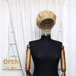 Fashion, accesorii si bijuterii - Femei - Accesorii femei - Caciuli si palarii femei - Bereta de dama, din lana, Evita, one size, Maro deschis - BSC517 - Infinity.ro